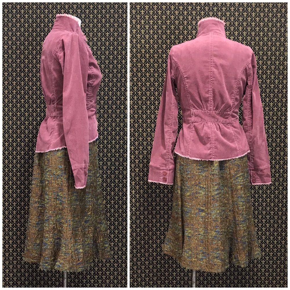 2005 Anthro “Hickory Tweed Skirt” by C.C. Outlaw - Picture 7 of 16